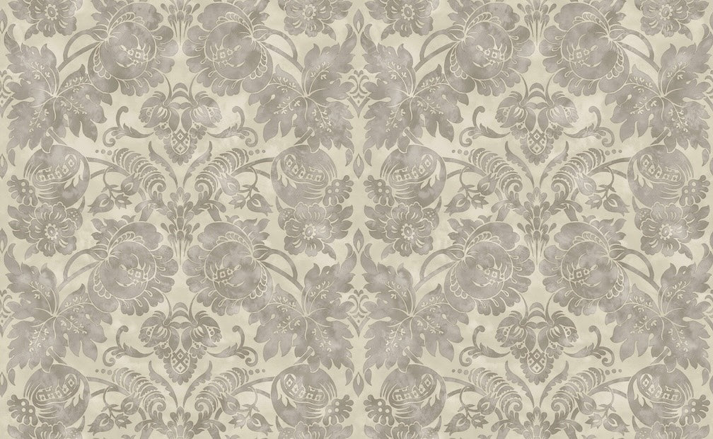Martha Stewart Florentine Taupe Wallpaper
