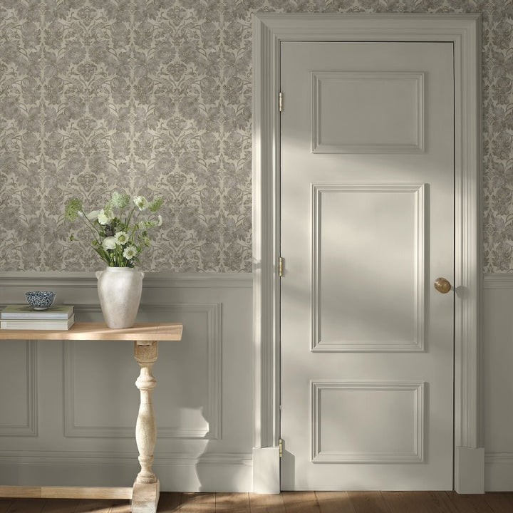 Martha Stewart Florentine Taupe Wallpaper