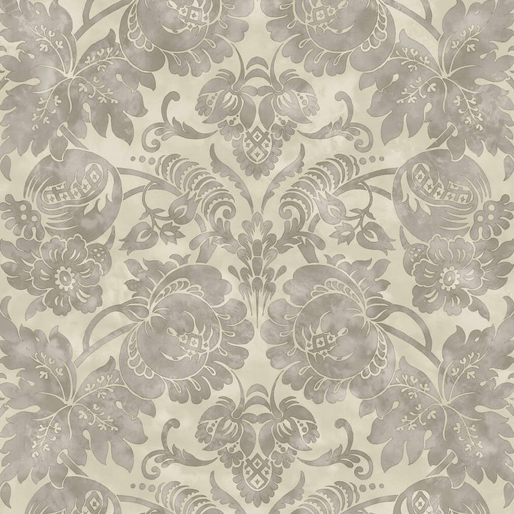 Martha Stewart Florentine Taupe Wallpaper