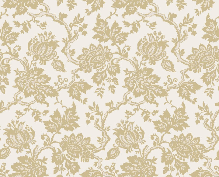 Martha Stewart Jacobean Antique Gold Wallpaper