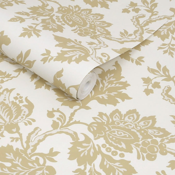 Martha Stewart Jacobean Antique Gold Wallpaper