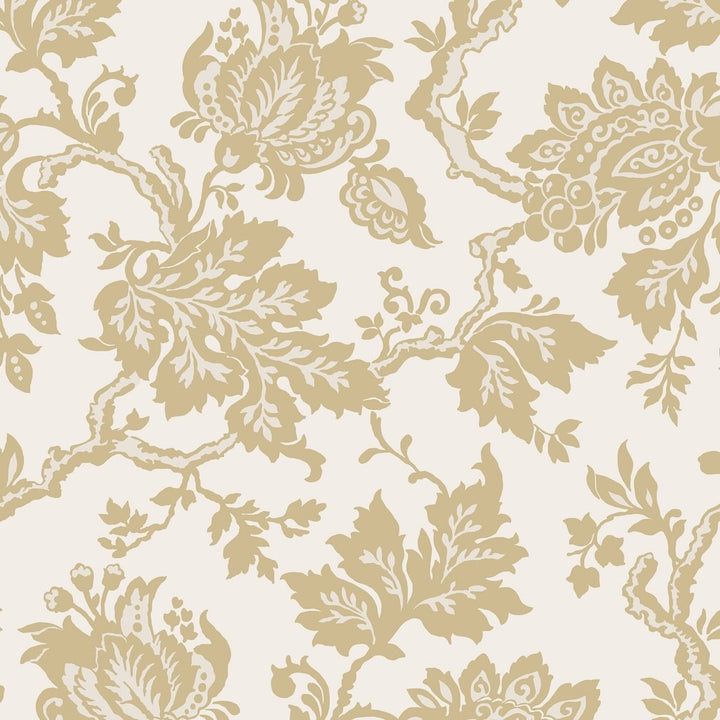 Martha Stewart Jacobean Antique Gold Wallpaper