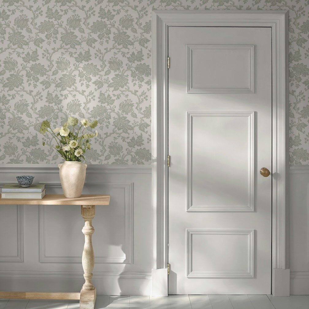 Martha Stewart Jacobean Fennel Seed Wallpaper