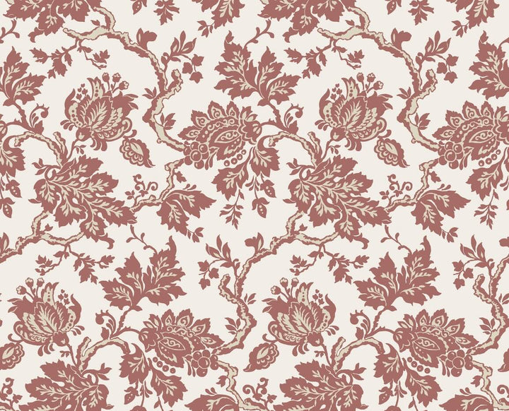 Martha Stewart Jacobean Russet Wallpaper
