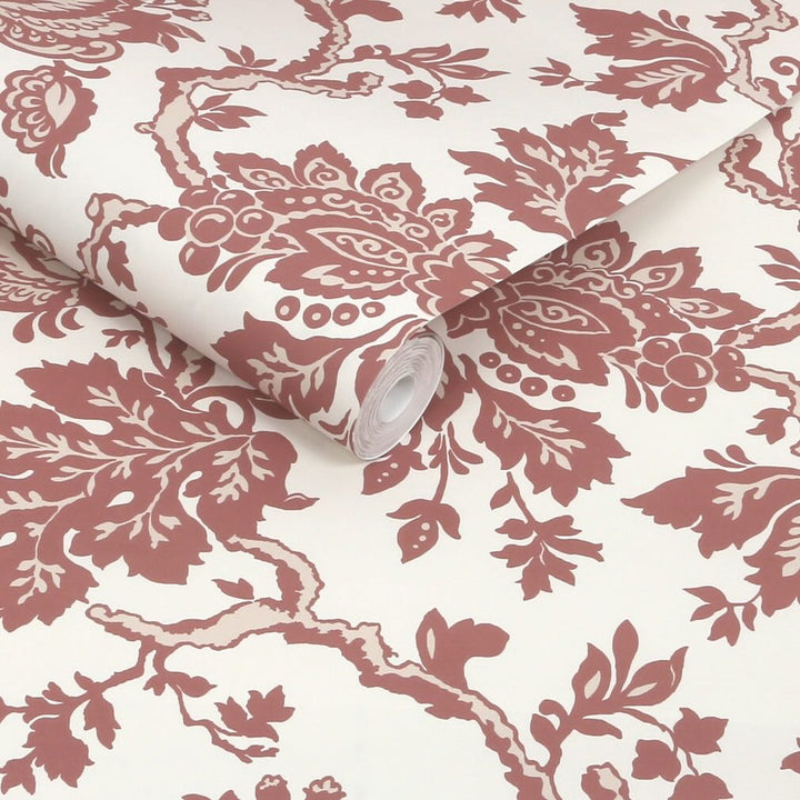 Martha Stewart Jacobean Russet Wallpaper