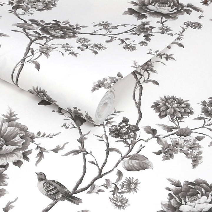 Martha Stewart Floral Vine Silhouette Wallpaper