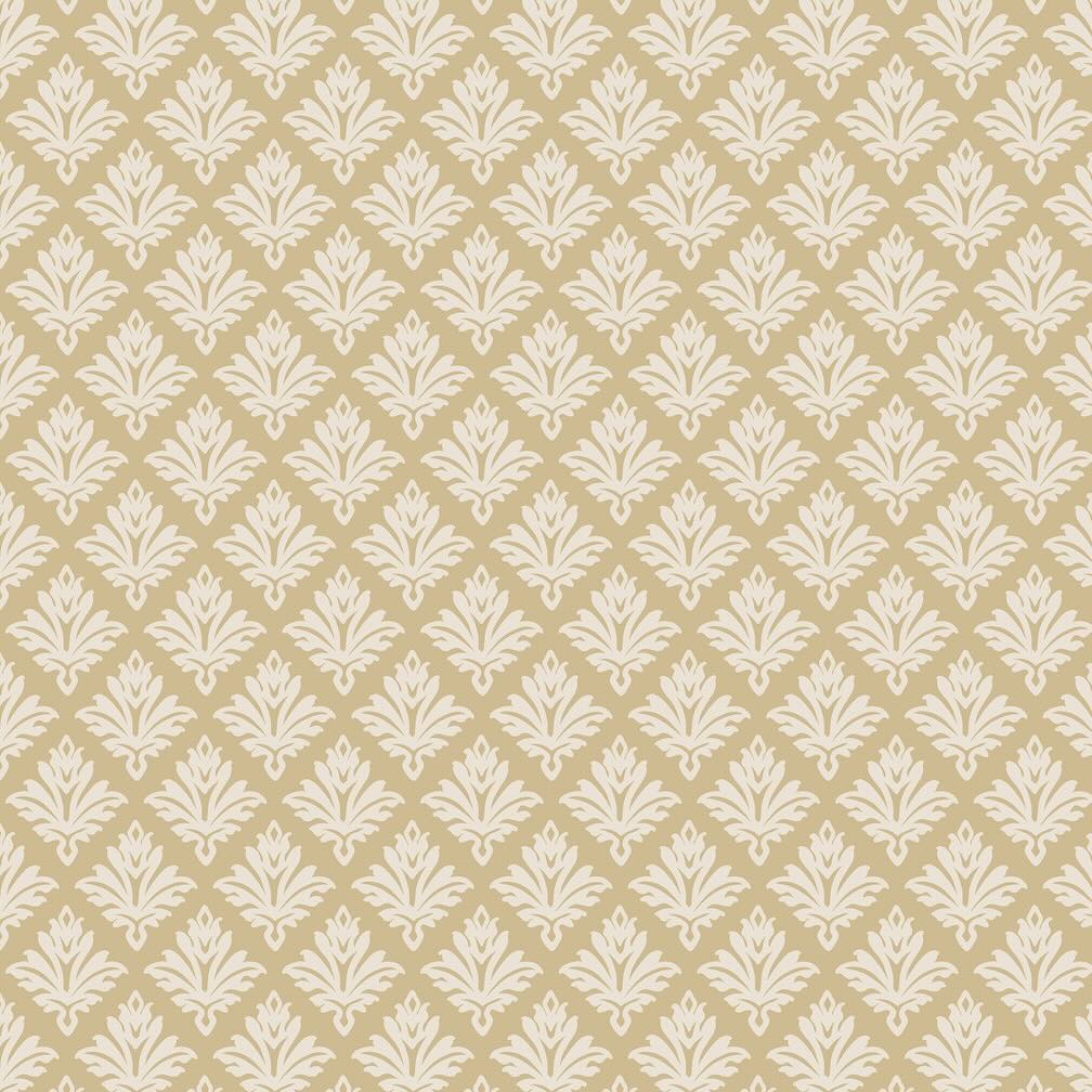 Martha Stewart Artisan Floral Antique Gold Wallpaper