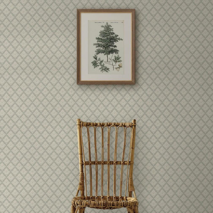 Martha Stewart Artisan Floral Fennel Seed Wallpaper