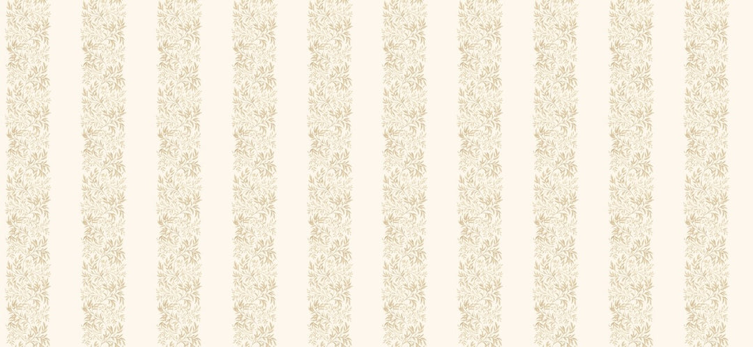 Martha Stewart Heritage Garden Stripe Antique Gold Wallpaper