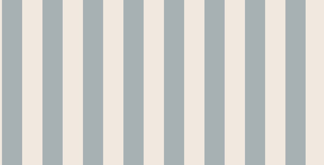 Martha Stewart Classic Stripe Mineral Blue Wallpaper
