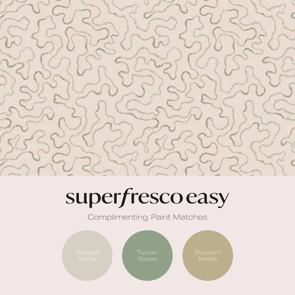 Superfresco Easy Cliveden Sage Wallpaper