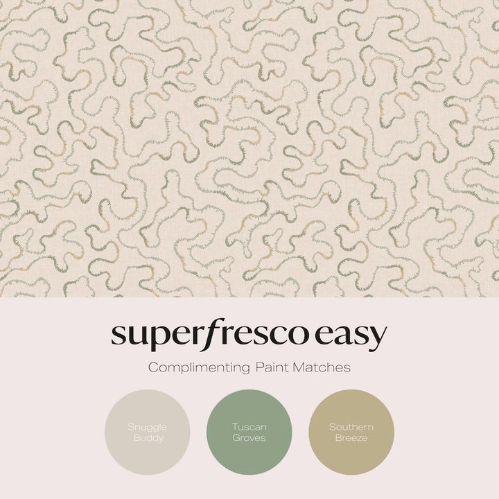Superfresco Easy Cliveden Sage Wallpaper