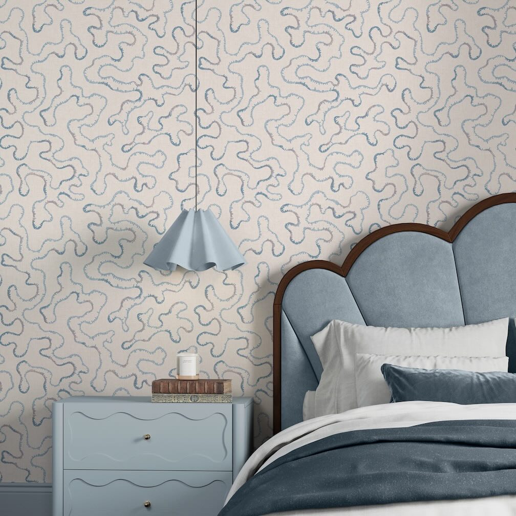 Superfresco Easy Cliveden Blue Wallpaper