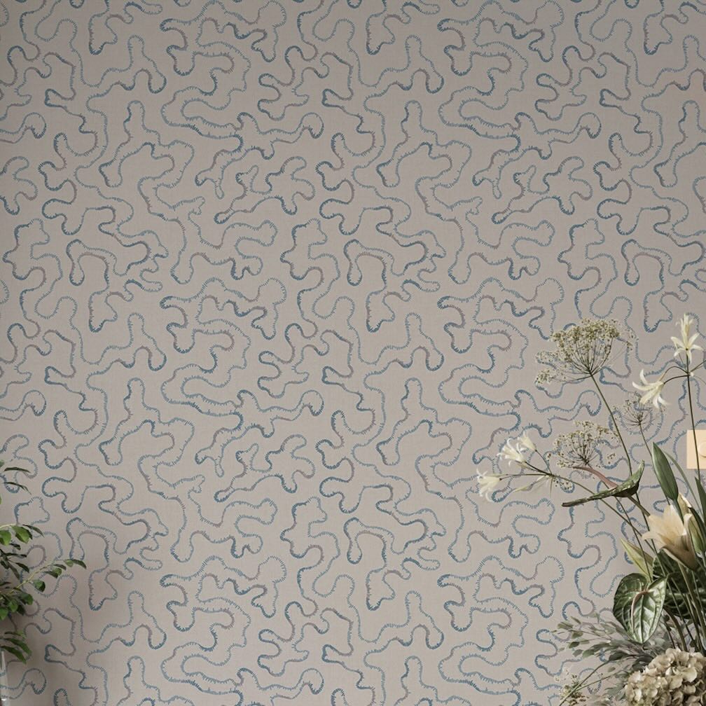 Superfresco Easy Cliveden Blue Wallpaper