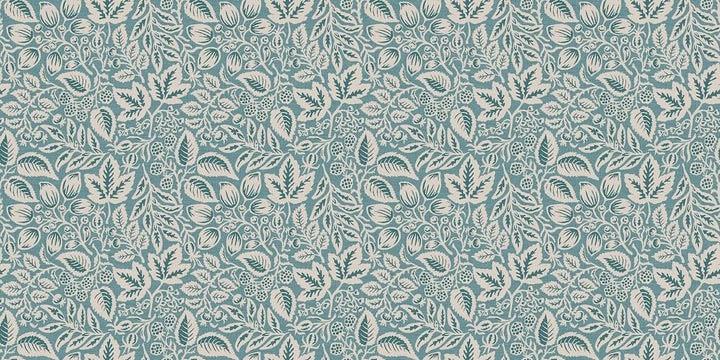 Superfresco Easy Rustling Leaves Teal Wallpaper
