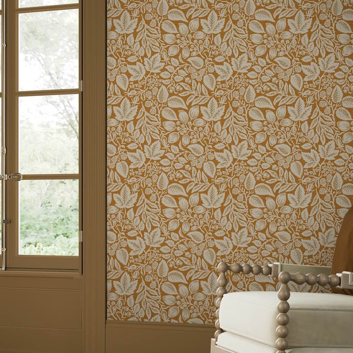 Superfresco Easy Rustling Leaves Gold Wallpaper
