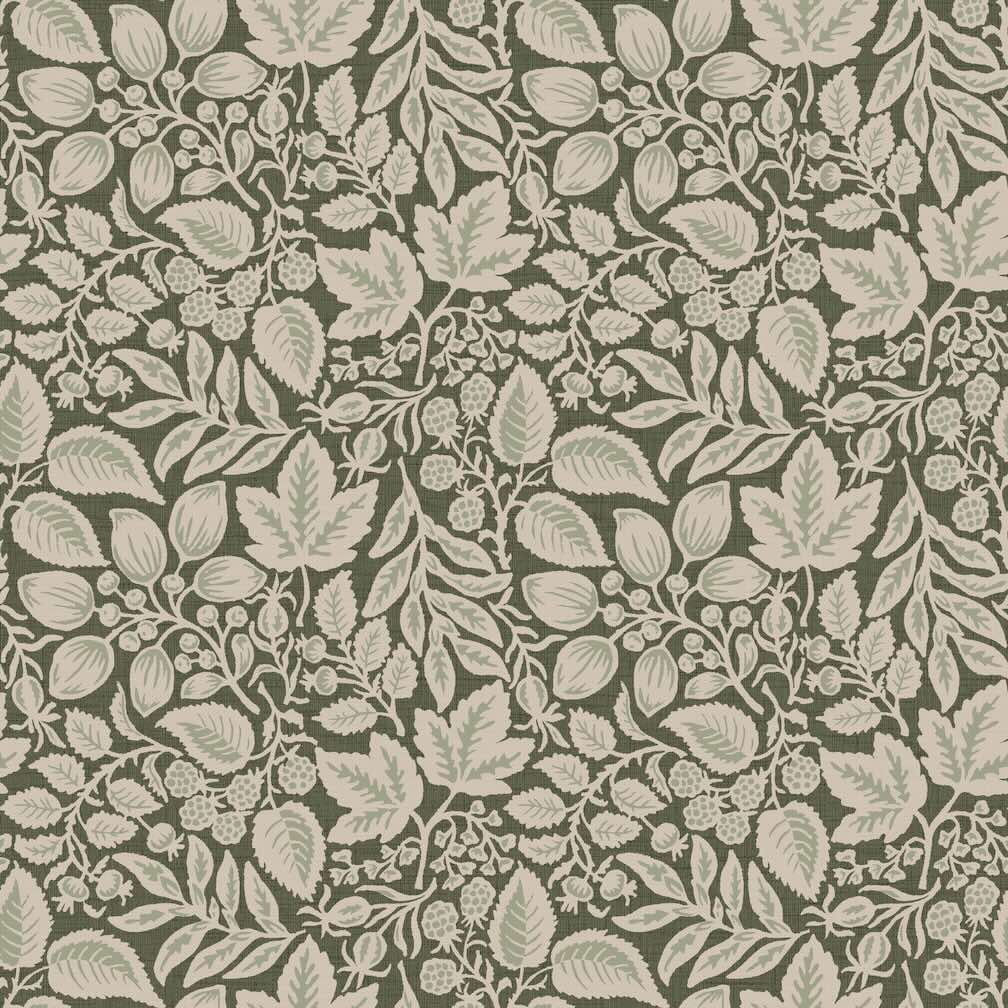 Superfresco Easy Rustling Leaves Olive Wallpaper