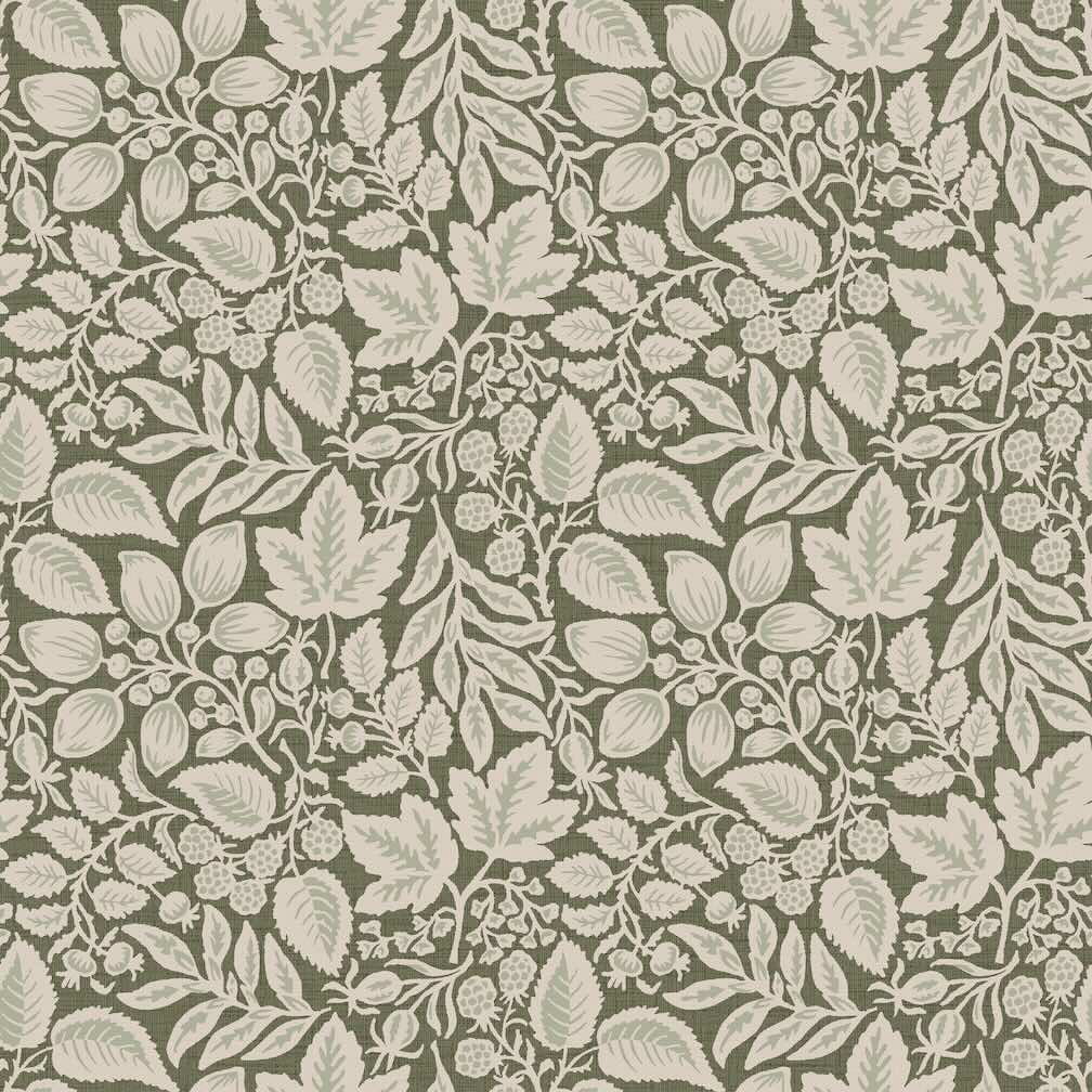 Superfresco Easy Rustling Leaves Olive Wallpaper