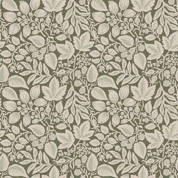 Superfresco Easy Rustling Leaves Olive Wallpaper