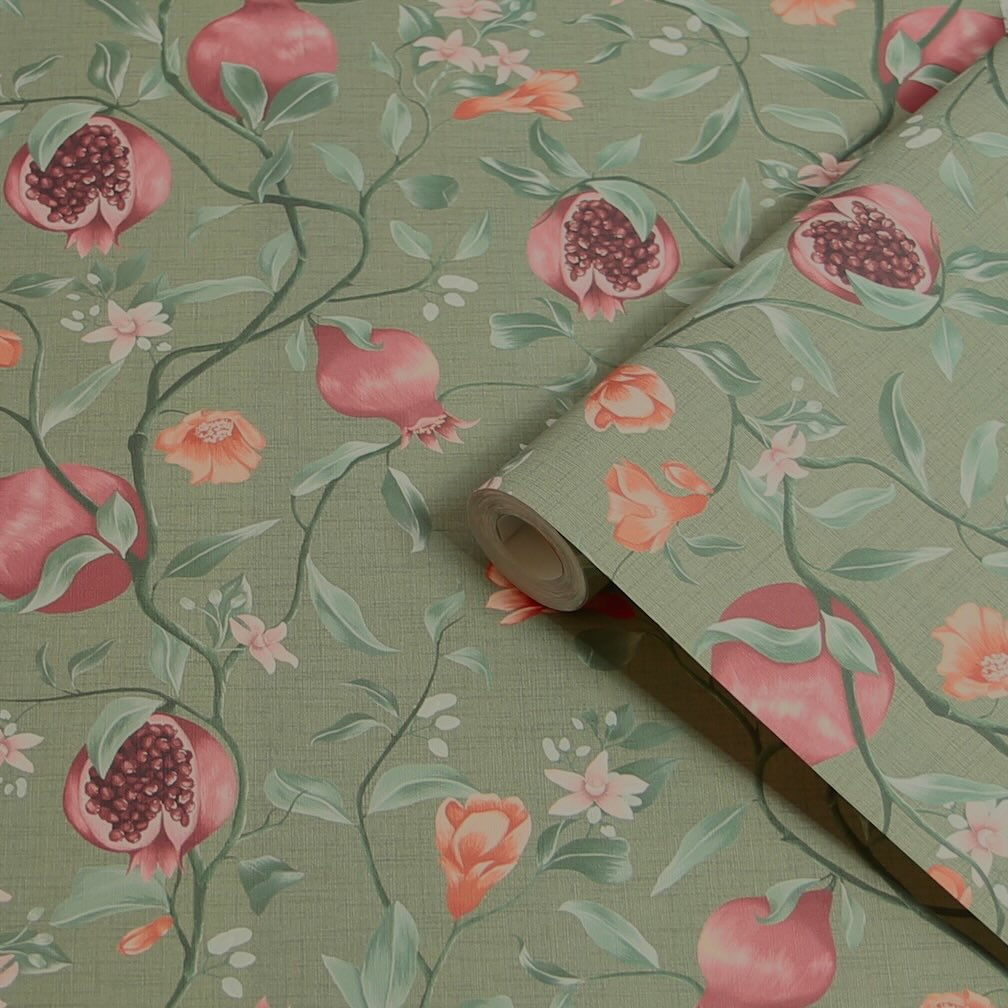 Superfresco Easy Amber Sage Wallpaper