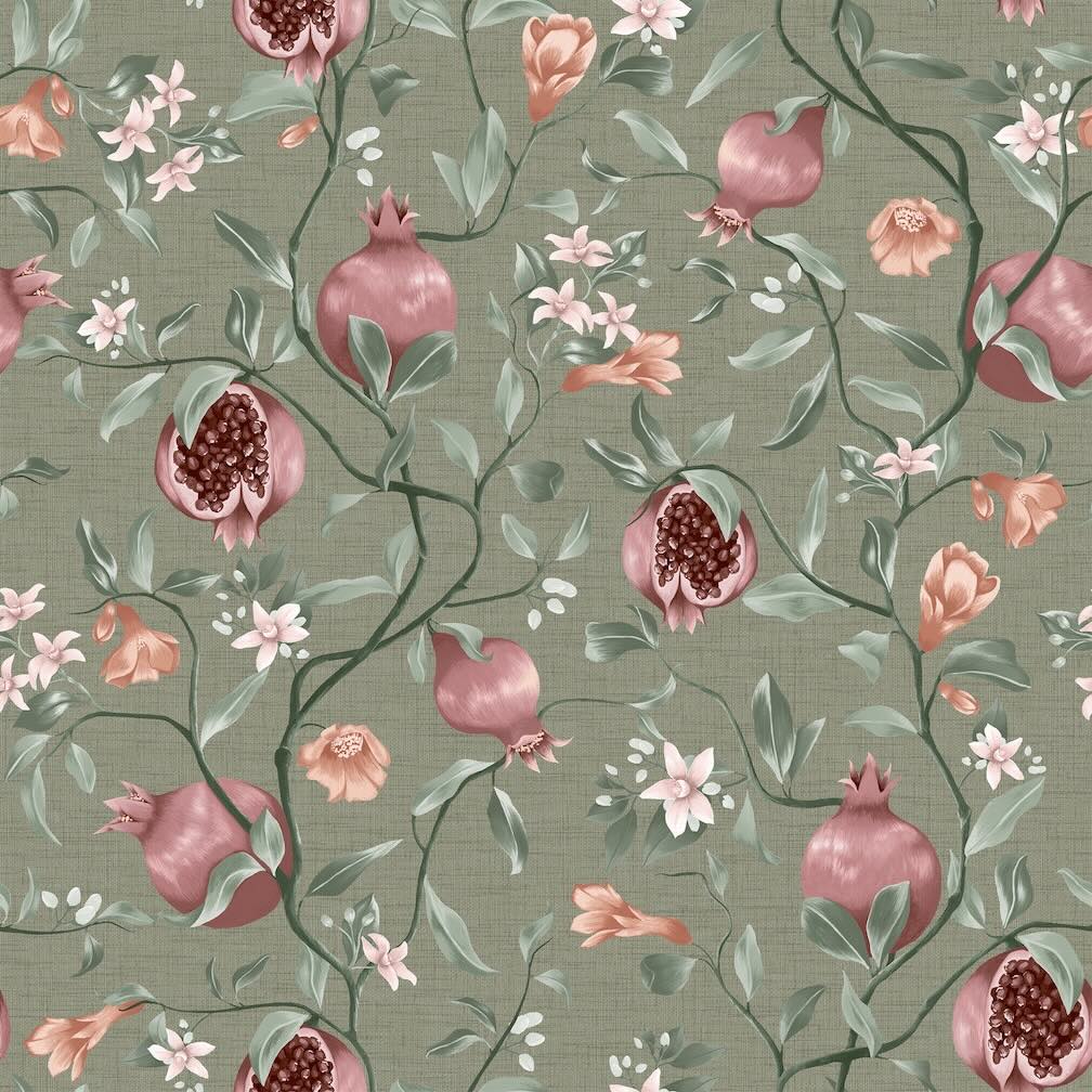 Superfresco Easy Amber Sage Wallpaper