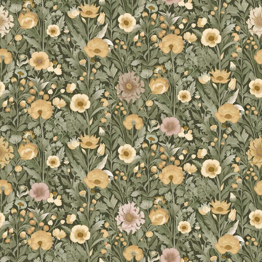 Superfresco Easy Paloma Forest Green Wallpaper