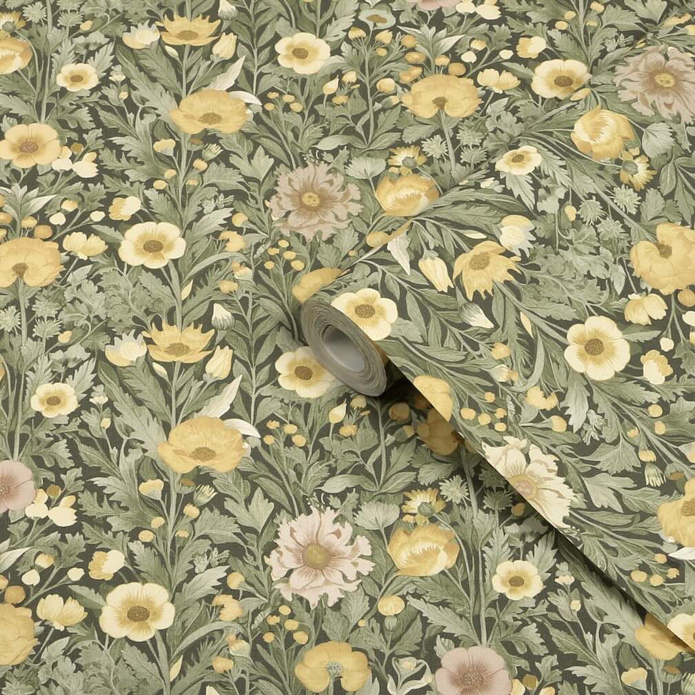 Superfresco Easy Paloma Forest Green Wallpaper