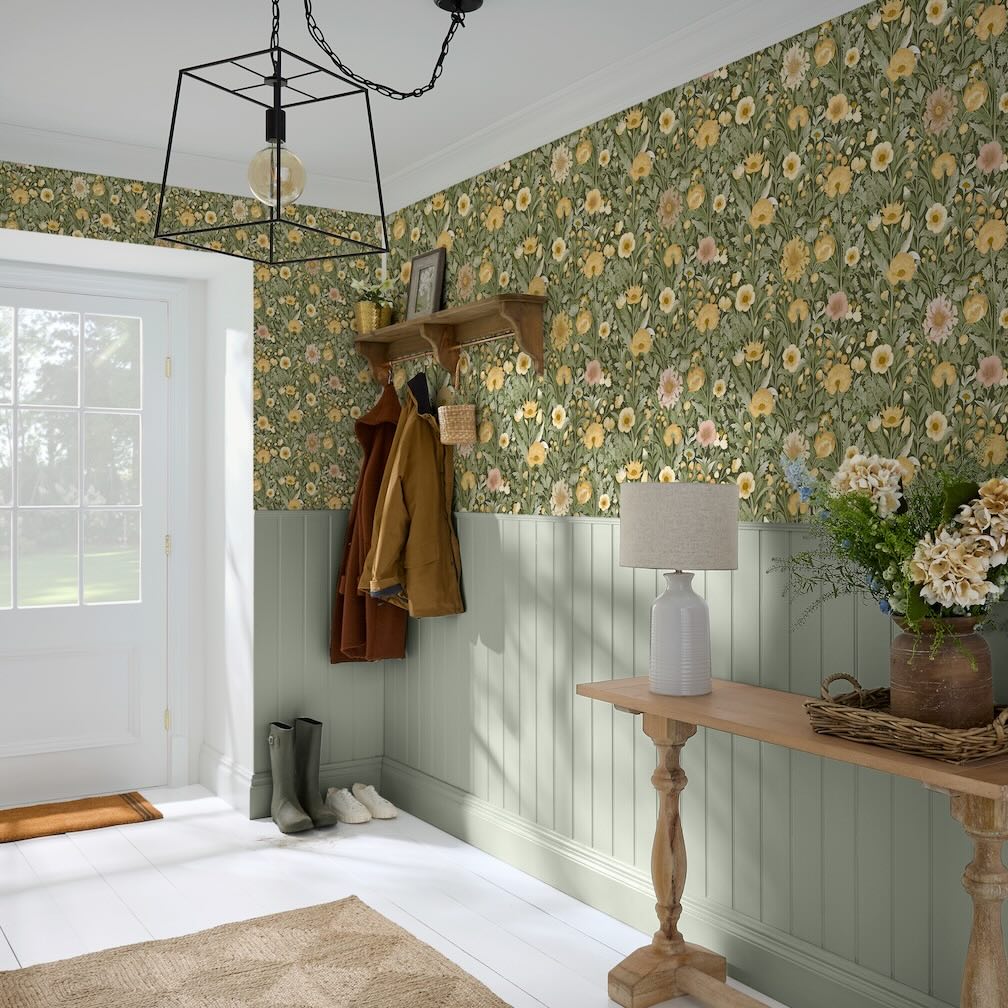 Superfresco Easy Paloma Forest Green Wallpaper