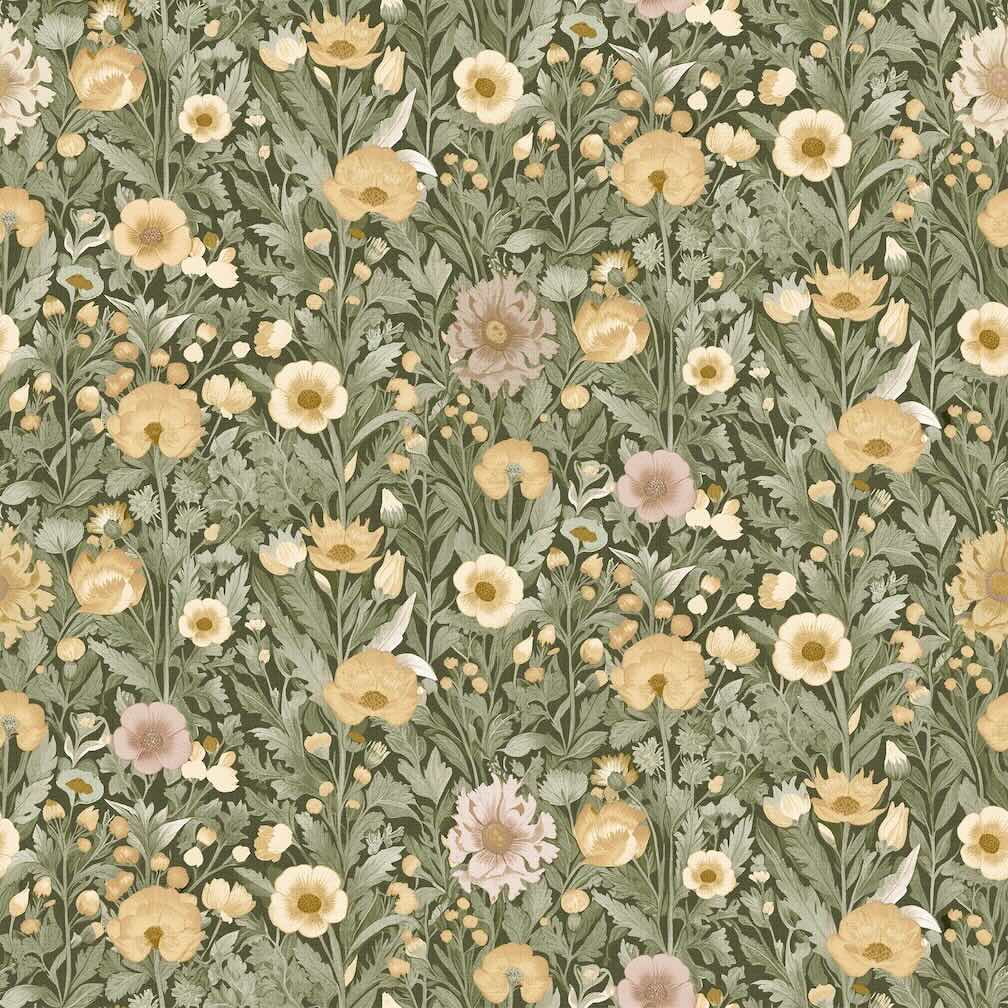Superfresco Easy Paloma Forest Green Wallpaper