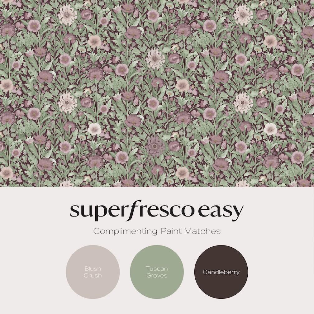 Superfresco Easy Paloma Berry Wallpaper