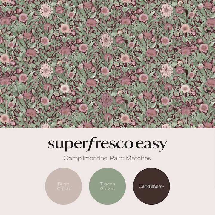 Superfresco Easy Paloma Berry Wallpaper