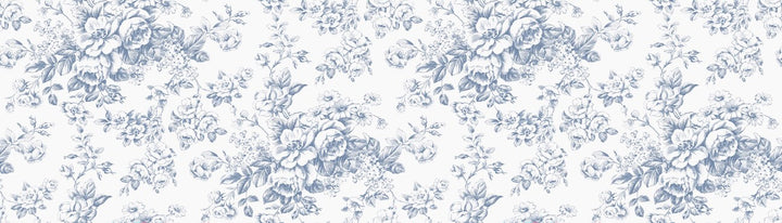Laura Ashley Toile Delight Cornflower Blue Wallpaper