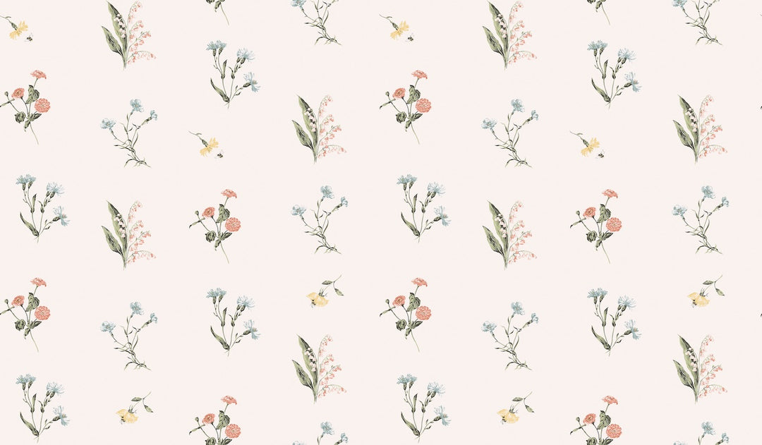 Laura Ashley Cornflower Multi Wallpaper