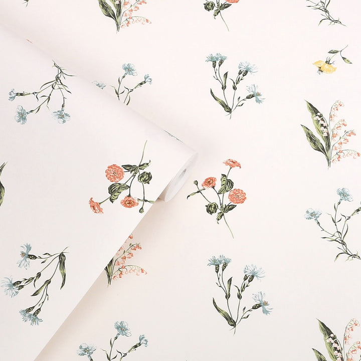 Laura Ashley Cornflower Multi Wallpaper