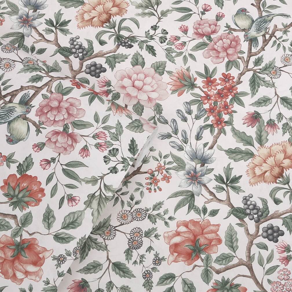 Laura Ashley Ellenbrook Multi Wallpaper
