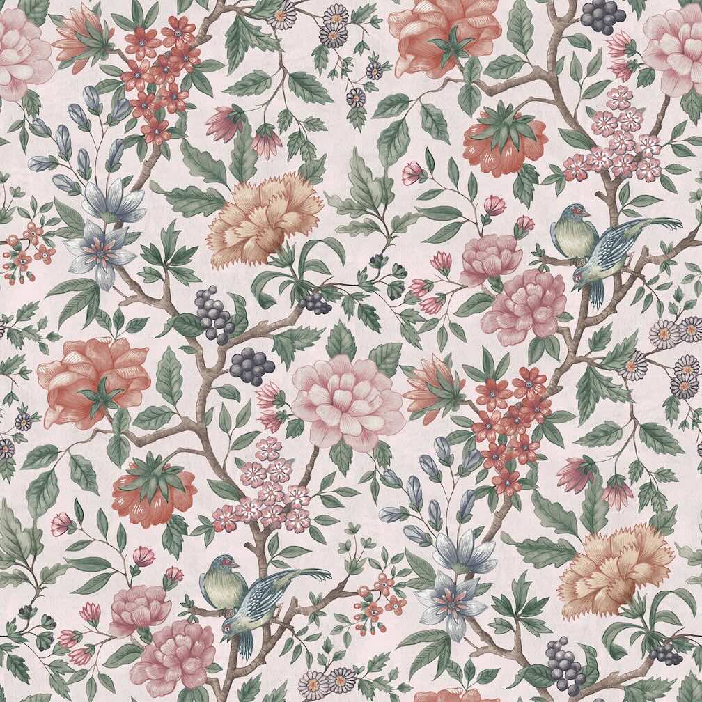 Laura Ashley Ellenbrook Multi Wallpaper