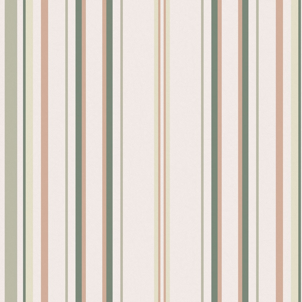 Laura Ashley Flinton Stripe Hedgerow Wallpaper