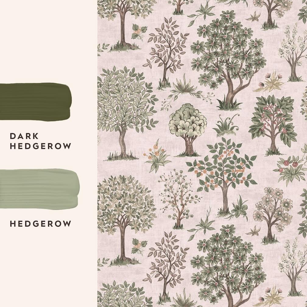 Laura Ashley Ashbridge Hedgerow Wallpaper