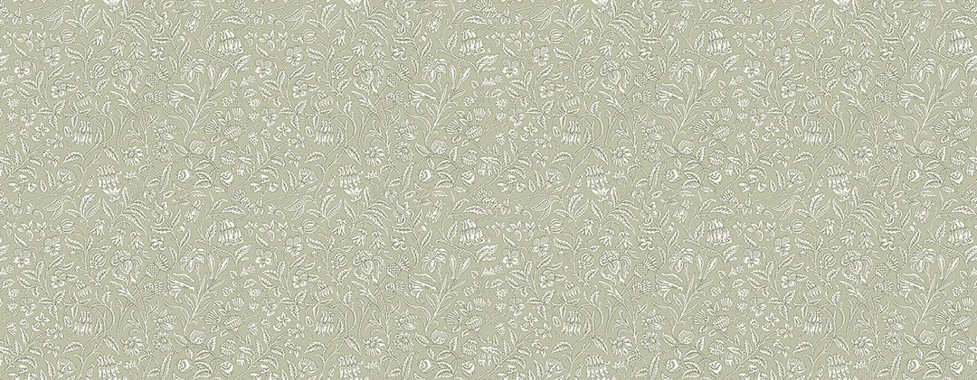 Laura Ashley Elmdon Sage Green Wallpaper