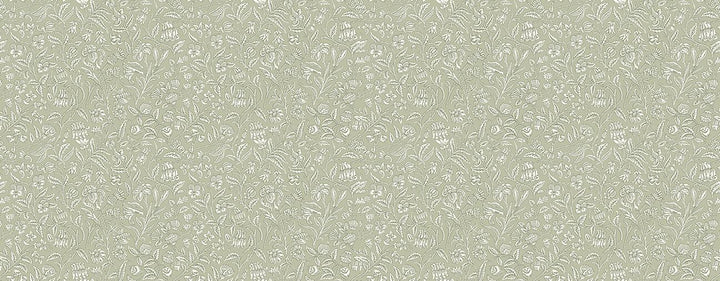 Laura Ashley Elmdon Sage Green Wallpaper