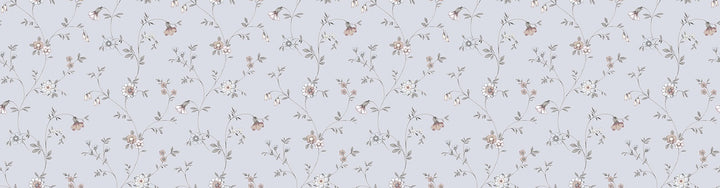 Laura Ashley Leonie Trail Chalk Blue Wallpaper