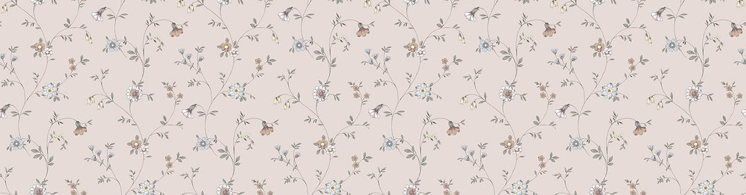 Laura Ashley Leonie Trail Linen Wallpaper