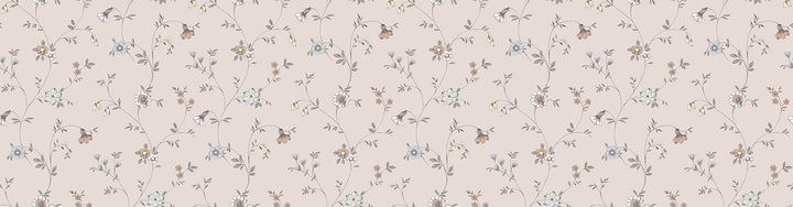 Laura Ashley Leonie Trail Linen Wallpaper