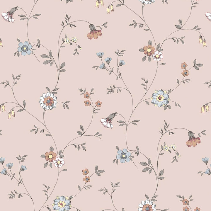 Laura Ashley Leonie Trail Linen Wallpaper