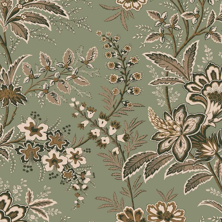 Laura Ashley Marlbrook Sage Green Wallpaper