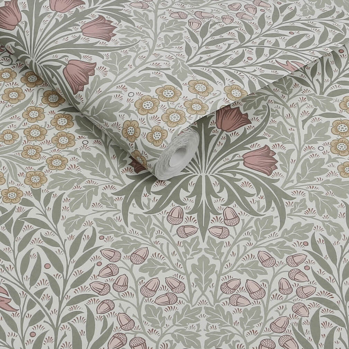 William Morris Oak & Willow Sage Wallpaper