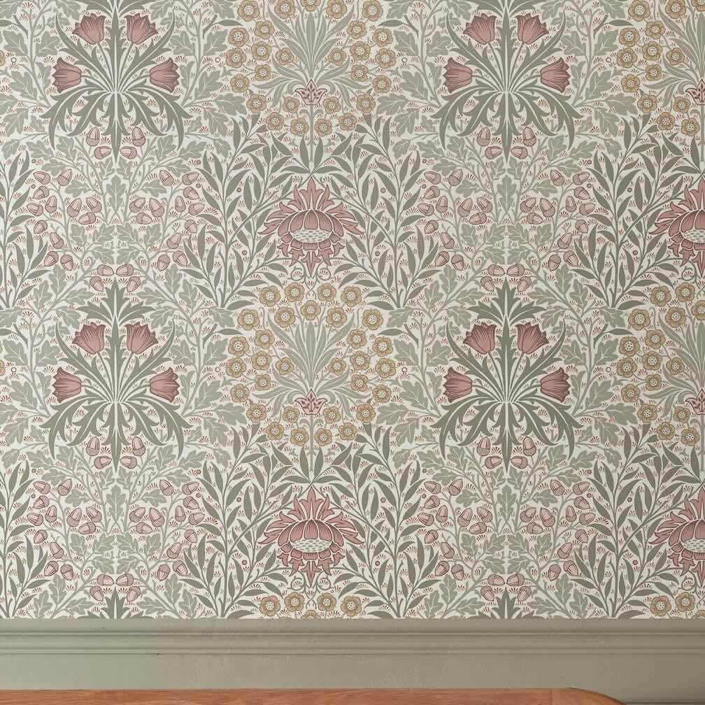William Morris Oak & Willow Sage Wallpaper
