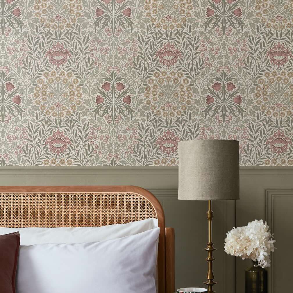 William Morris Oak & Willow Sage Wallpaper