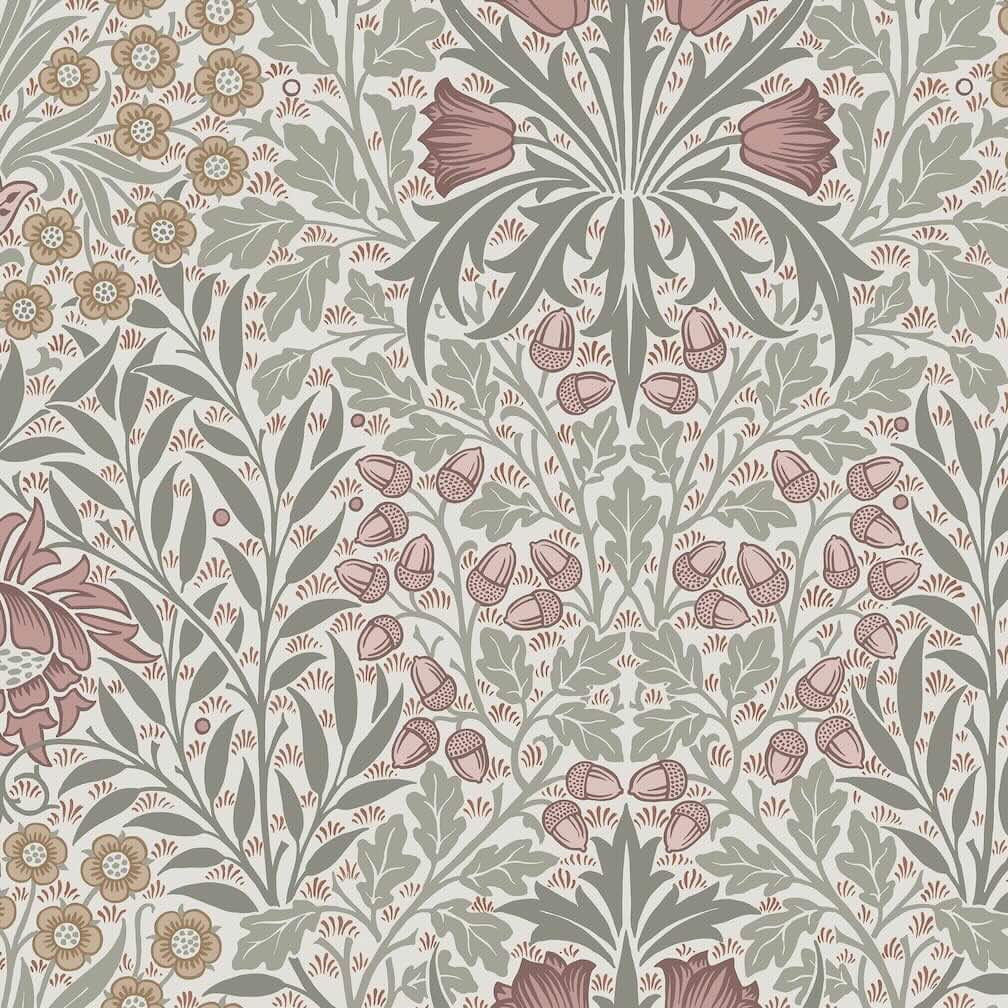 William Morris Oak & Willow Sage Wallpaper