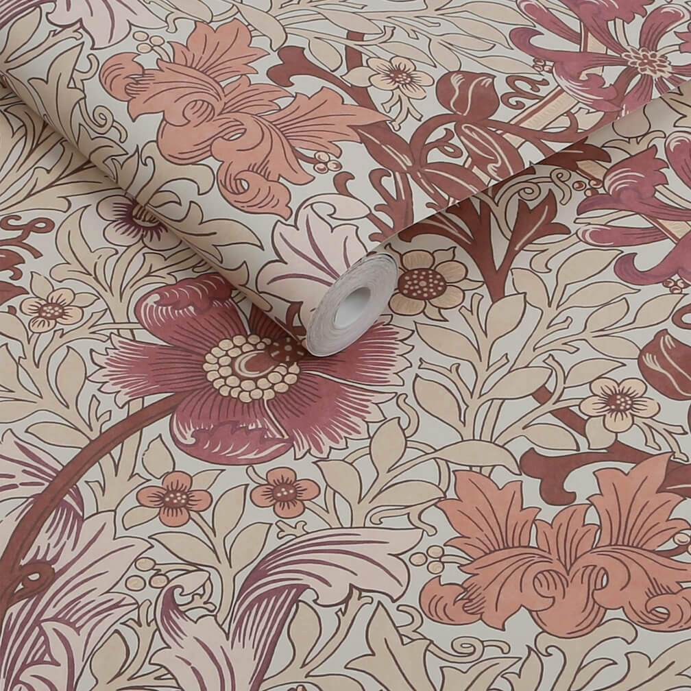 William Morris Compton Sienna Wallpaper